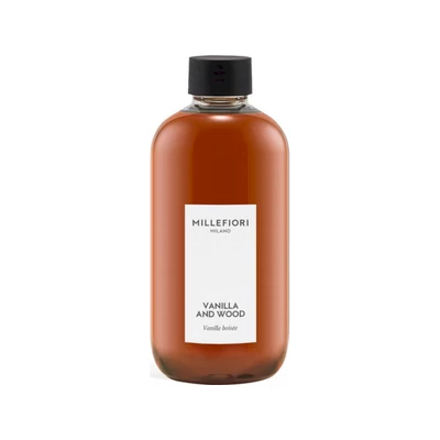 Millefiori Milano Vanilla & Wood pálcás illatosító utántöltő 250 ml