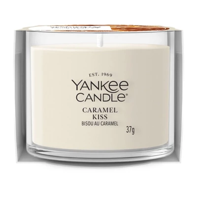 Yankee Candle® Caramel Kiss kis üveggyertya 37g