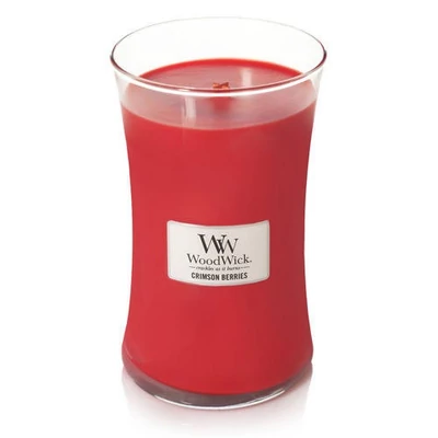 WoodWick® Crimson Berries nagy üveggyertya