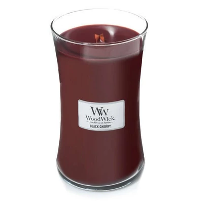 WoodWick® Black Cherry nagy üveggyertya