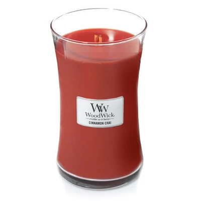 WoodWick® Cinnamon Chai nagy üveggyertya