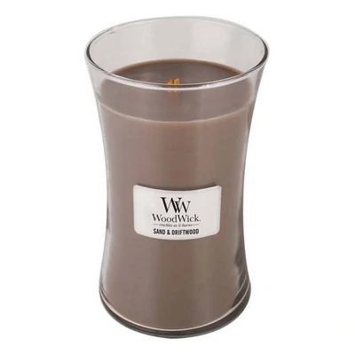 WoodWick® Sand &amp; Driftwood nagy üveggyertya