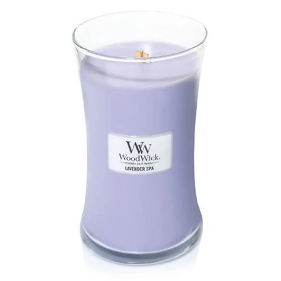 WoodWick® Lavender Spa nagy üveggyertya