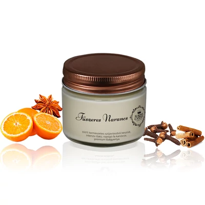 Aurora Candle Fűszeres Narancs Vintage illatgyertya 140g