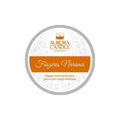 Aurora Candle Fűszeres Narancs mini illatviasz