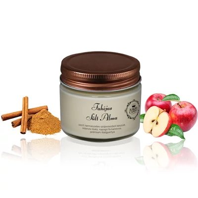 Aurora Candle Fahéjas Sült Alma Vintage szójaviasz illatgyertya 140g