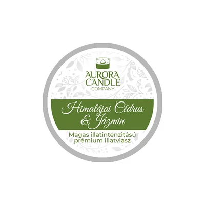 Aurora Candle Himalájai Cédrus & Jázmin mini illatviasz