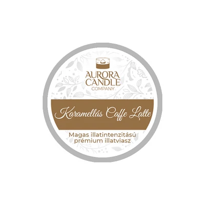 Aurora Candle Karamellás Caffe Latte mini illatviasz
