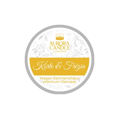 Aurora Candle Körte & Frézia mini illatviasz