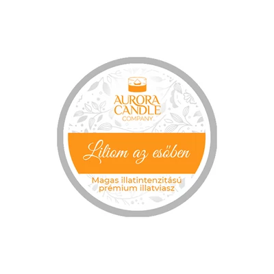 Aurora Candle Liliom az esőben mini illatviasz