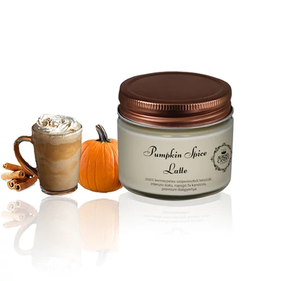 Aurora Candle Pumpkin Spice Latte Vintage illatgyertya 140g