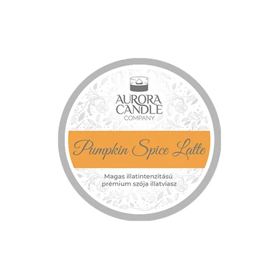 Aurora Candle Pumpkin Spice Latte mini illatviasz