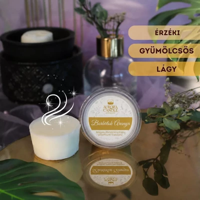 Aurora Candle Borbirtok Aranya - Mini illatviasz