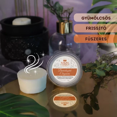 Aurora Candle Barackszínű Elegancia mini illatviasz