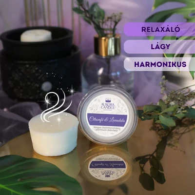 Aurora Candle Citromfű & Levendula mini illatviasz