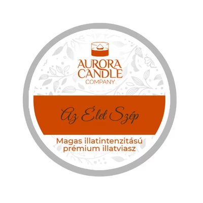 Aurora Candle Az élet szép mini illatviasz