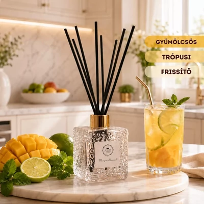 Aurora Candle Mangós Limonádé - Prémium Pálcás Illatdiffúzor 150 ml
