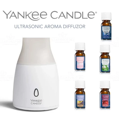Yankee Candle® Ultrasonic Aroma Diffúzor + 1 db illóolaj 10 ml