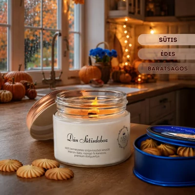 Aurora Candle Dán Sütisdoboz Vintage illatgyertya
