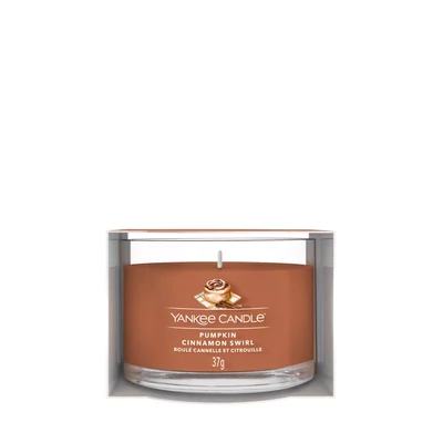 YANKEE CANDLE® PUMPKIN CINNAMON SWIRL kis üveggyertya 37g