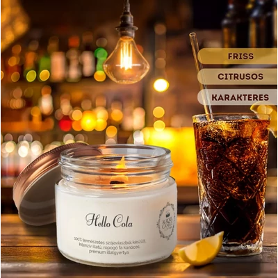 Aurora Candle Hello Cola Vintage illatgyertya 140g