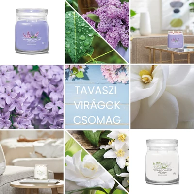 Yankee Candle Tavaszi virág csomag közepes gyertyából