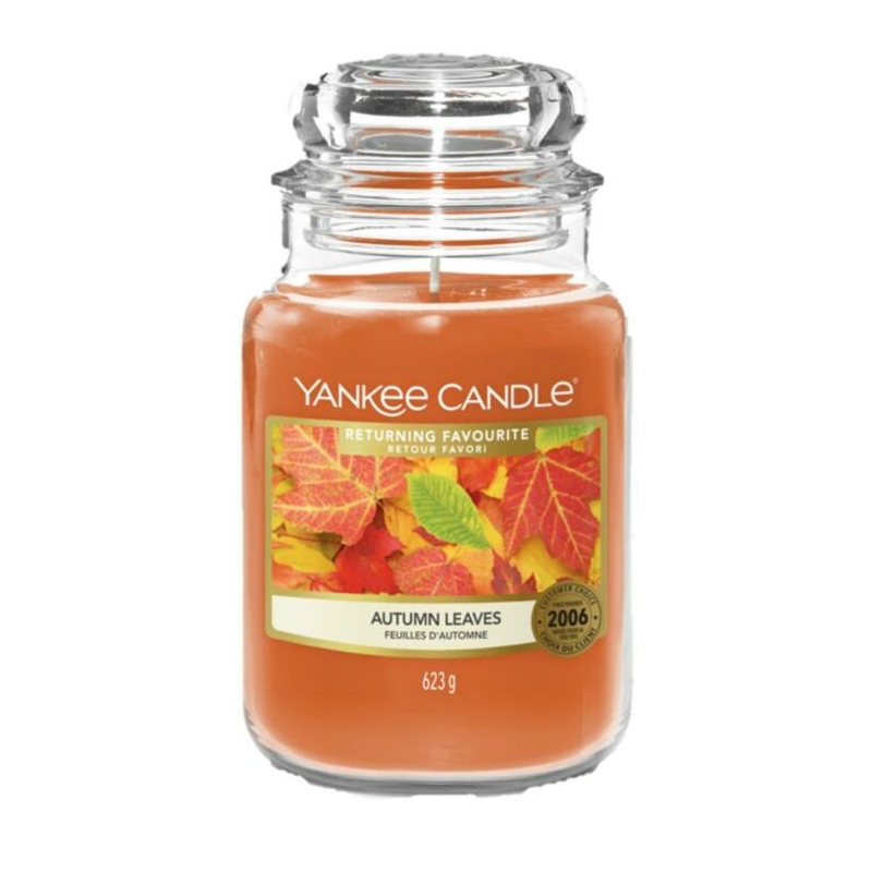 Yankee Candle® Autumn leaves nagy üveggyertya