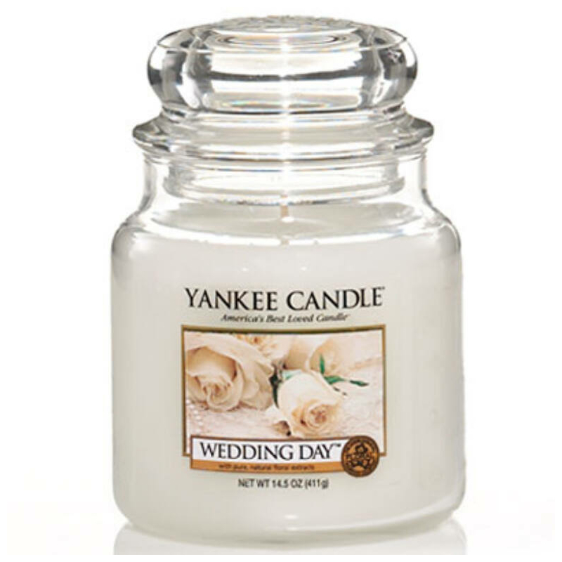 Yankee Candle® Wedding Day közepes üveggyertya