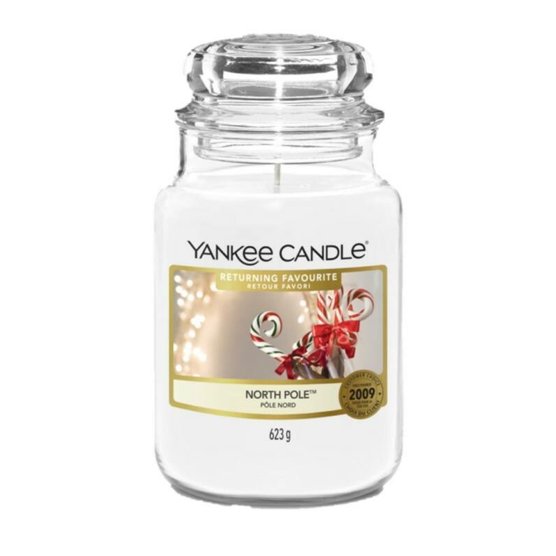 Yankee Candle® North Pole nagy üveggyertya