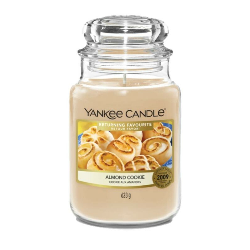 Yankee Candle® Almond cookie nagy üveggyertya