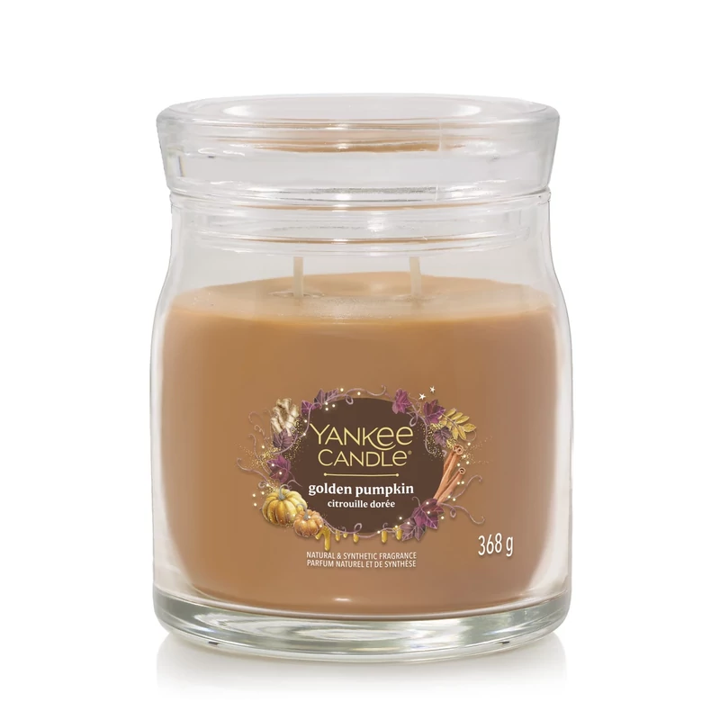 Yankee Candle® GOLDEN PUMPKIN közepes üveggyertya 368g