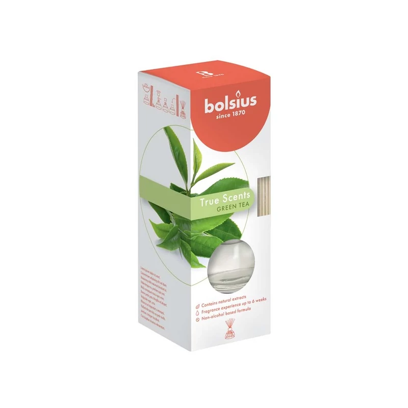 Bolsius Aromatic 2.0 pálcás diffúzor zöld tea 45ml