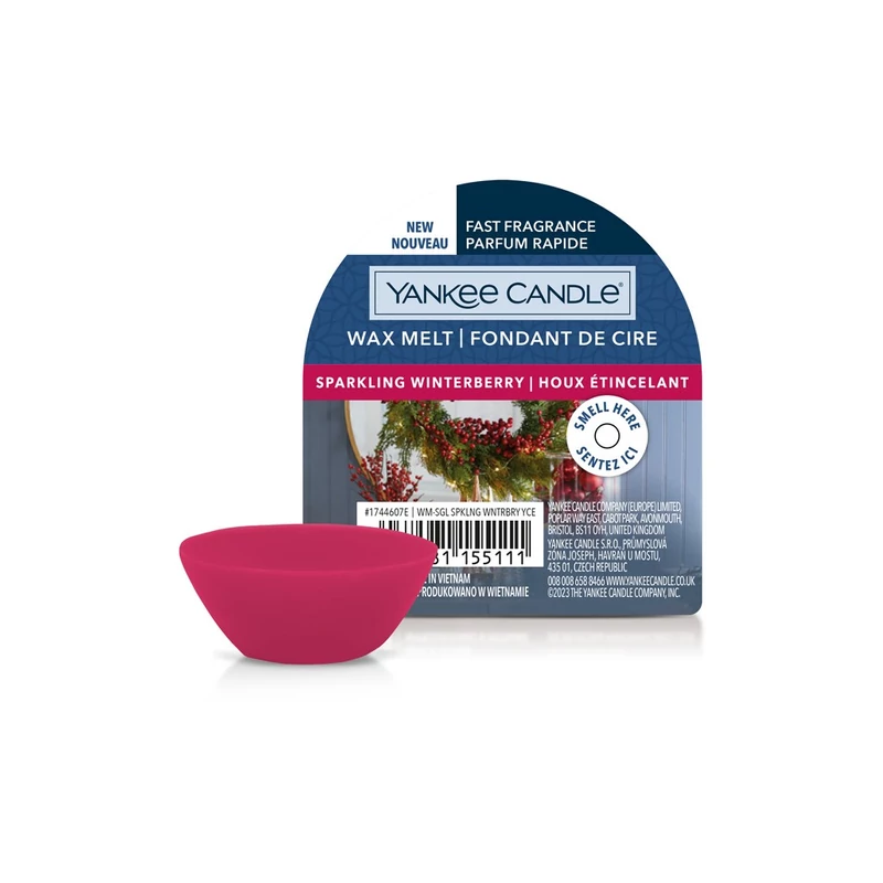 Yankee Candle® SPARKLING WINTERBERRY miniviasz 22g
