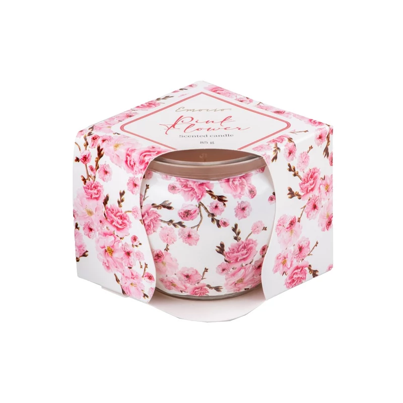 Emocio pink flower illatgyertya 85g