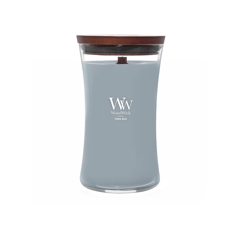 WoodWick® Pressed Terra Haze nagy üveggyertya