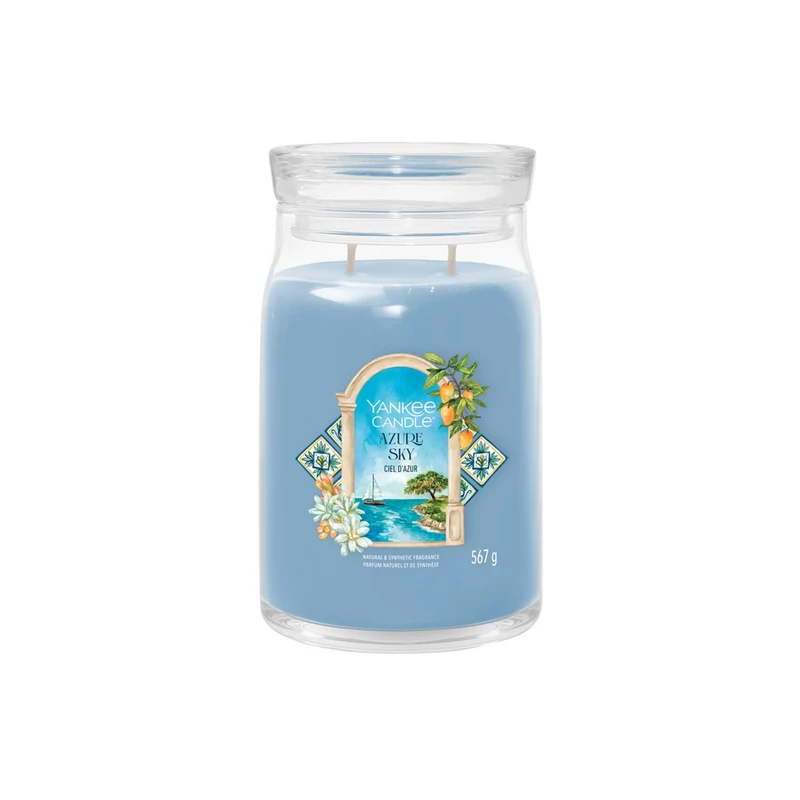 Yankee Candle® AZURE SKY SIGNATURE nagy üveggyertya