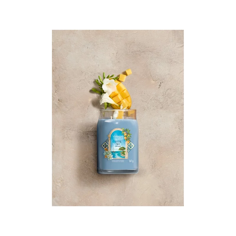 Yankee Candle® AZURE SKY SIGNATURE nagy üveggyertya