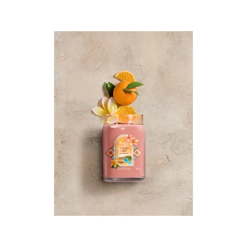 Yankee Candle® Capri Glow Signature nagy üveggyertya 567g