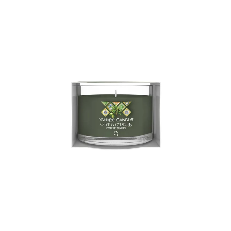 Yankee Candle® OLIVE & CYPRESS kis üveggyertya 37g