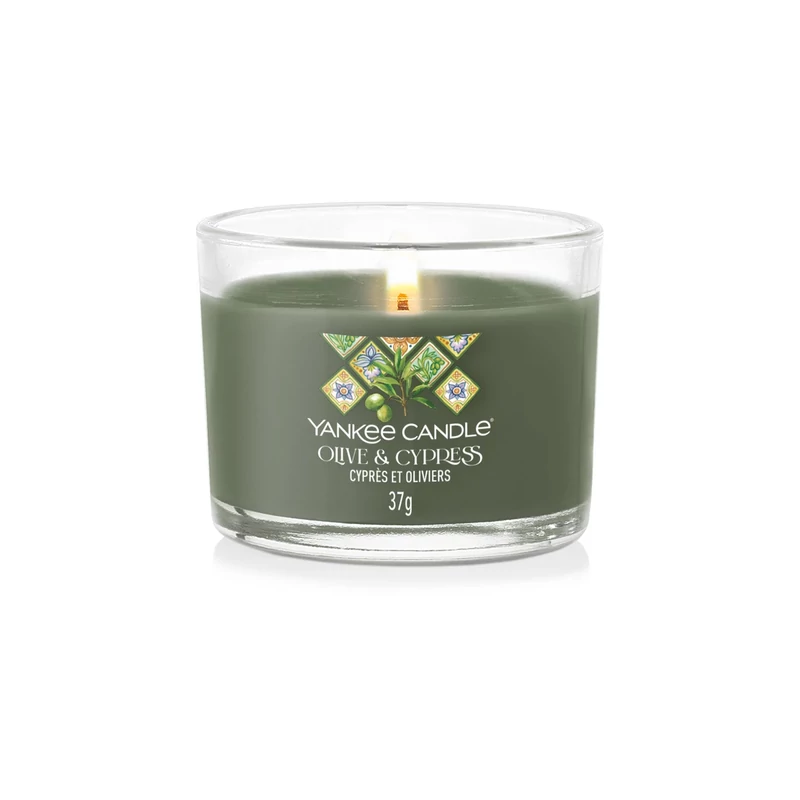Yankee Candle® OLIVE & CYPRESS kis üveggyertya 37g