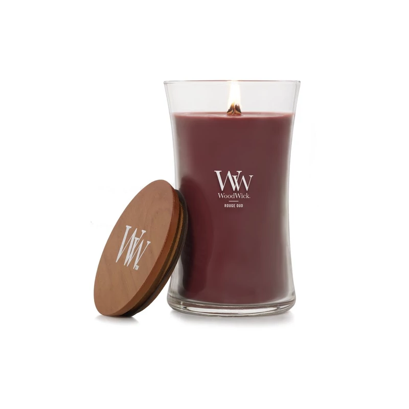 WoodWick® Rouge Oud nagy üveggyertya 610g