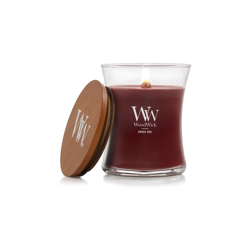 WoodWick® Rouge Oud közepes üveggyertya 275g