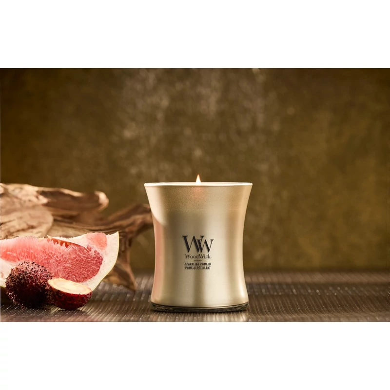 WoodWick® Sparkling Pomelo közepes üveggyertya 275g