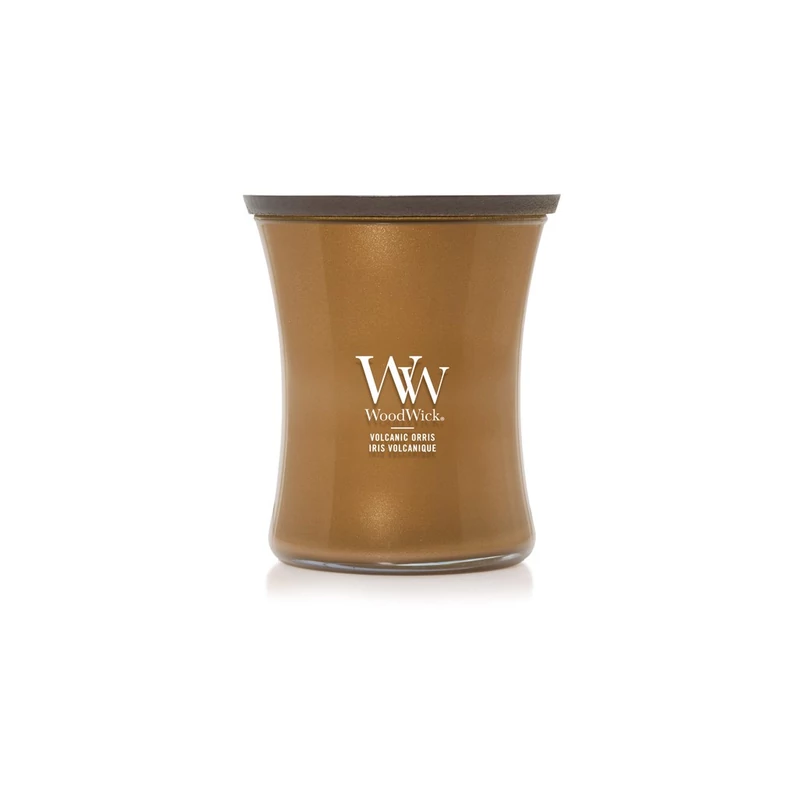 WoodWick® Volcanic Orris közepes üveggyertya 275g