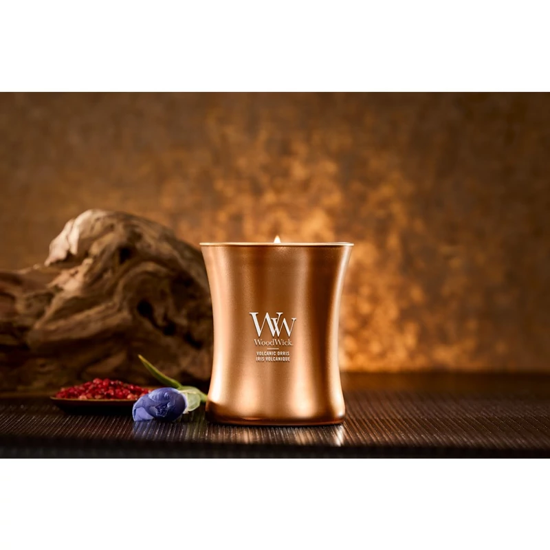 WoodWick® Volcanic Orris közepes üveggyertya