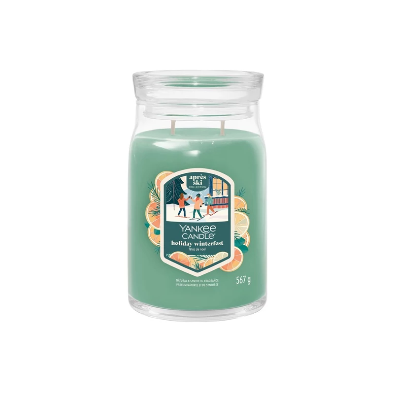 Yankee Candle® HOLIDAY WINTERFEST nagy üveggyertya 567g