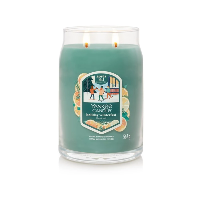 Yankee Candle® HOLIDAY WINTERFEST nagy üveggyertya 567g