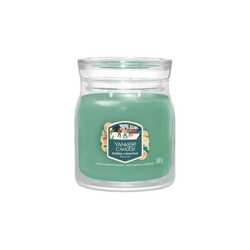 Yankee Candle® HOLIDAY WINTERFEST  közepes üveggyertya 368g