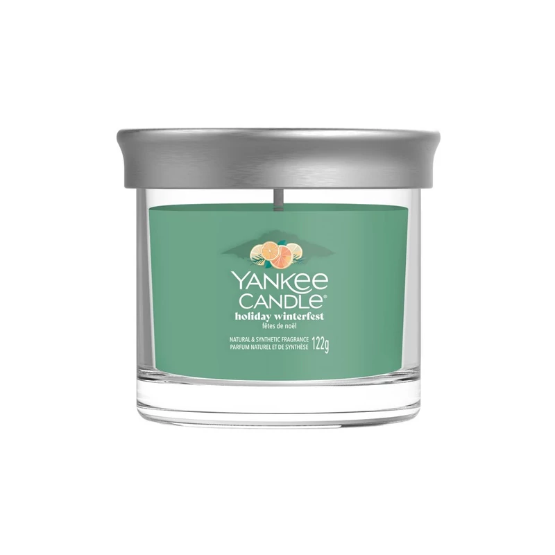 Yankee Candle®  HOLIDAY WINTERFEST tumbler kis üveggyertya 122g