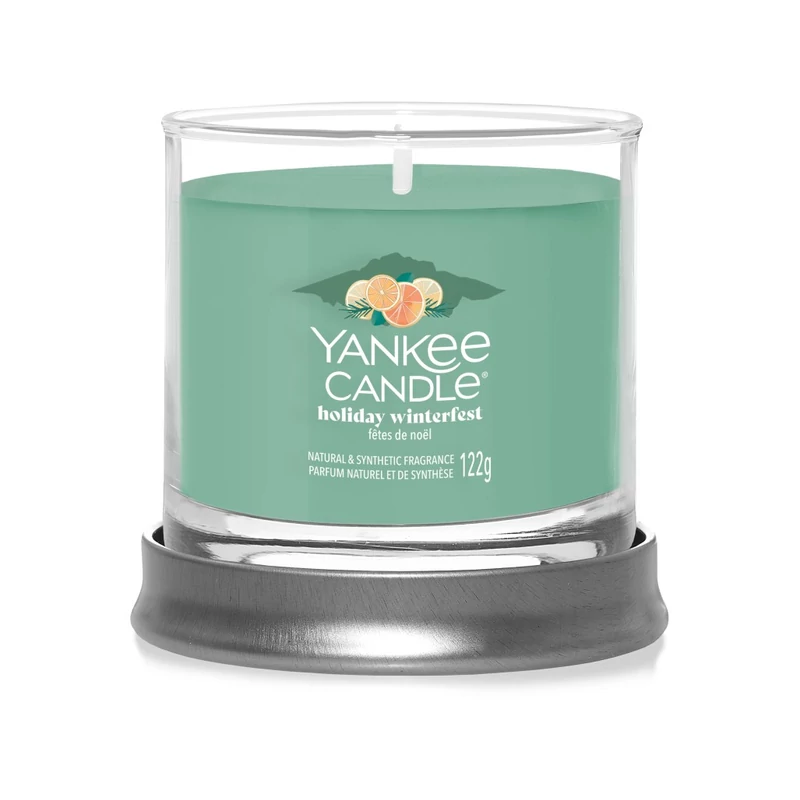 Yankee Candle®  HOLIDAY WINTERFEST tumbler kis üveggyertya 122g